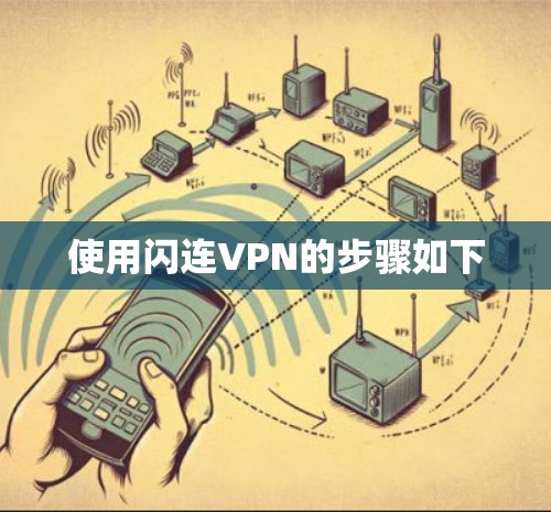 使用闪连VPN的步骤如下