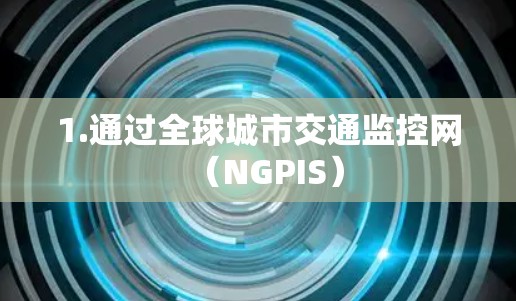 1.通过全球城市交通监控网(NGPIS) 1.通过全球城市交通监控网(NGPIS)
