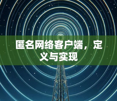 匿名网络客户端，定义与实现